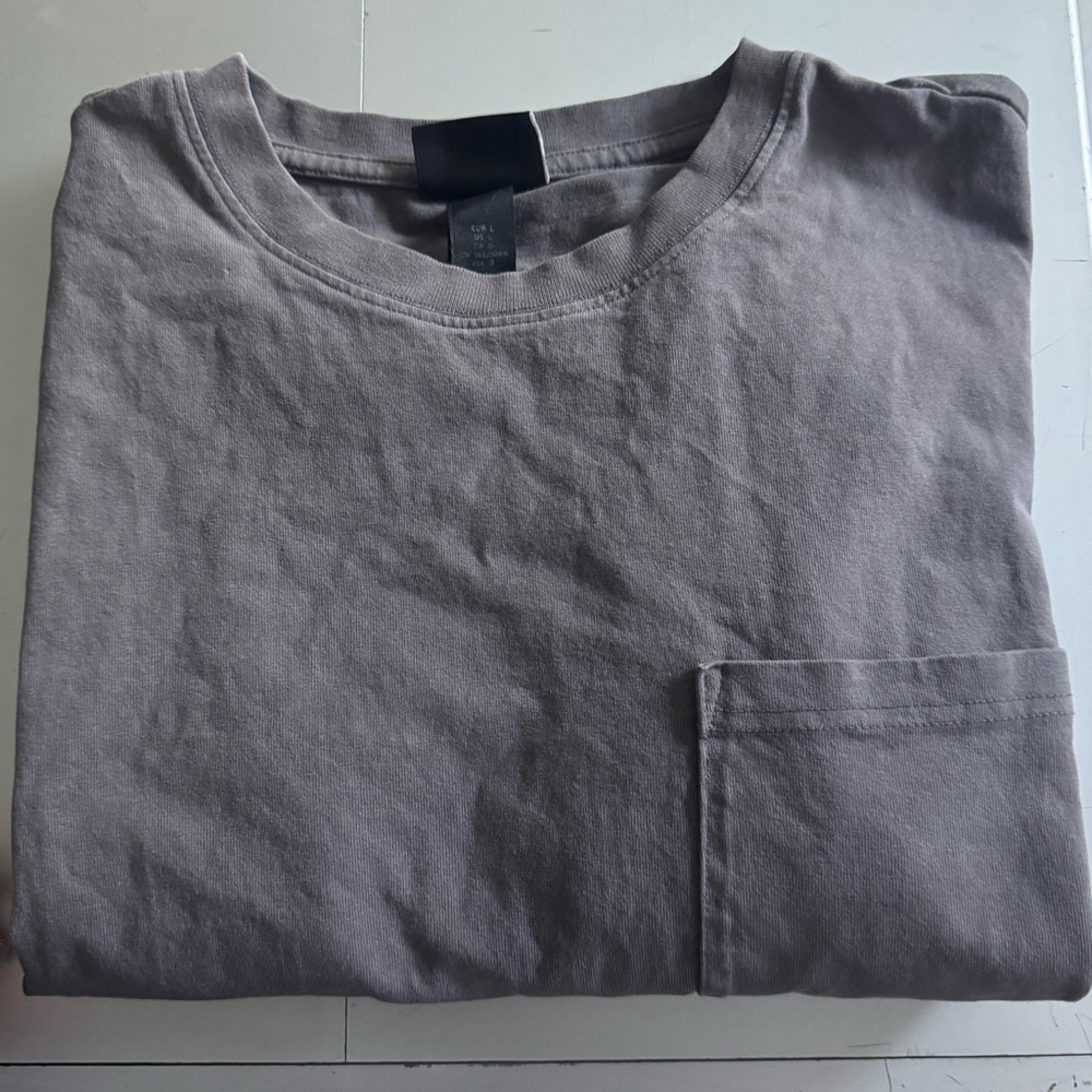 H&M Men's Short Sleeve Gray Tee